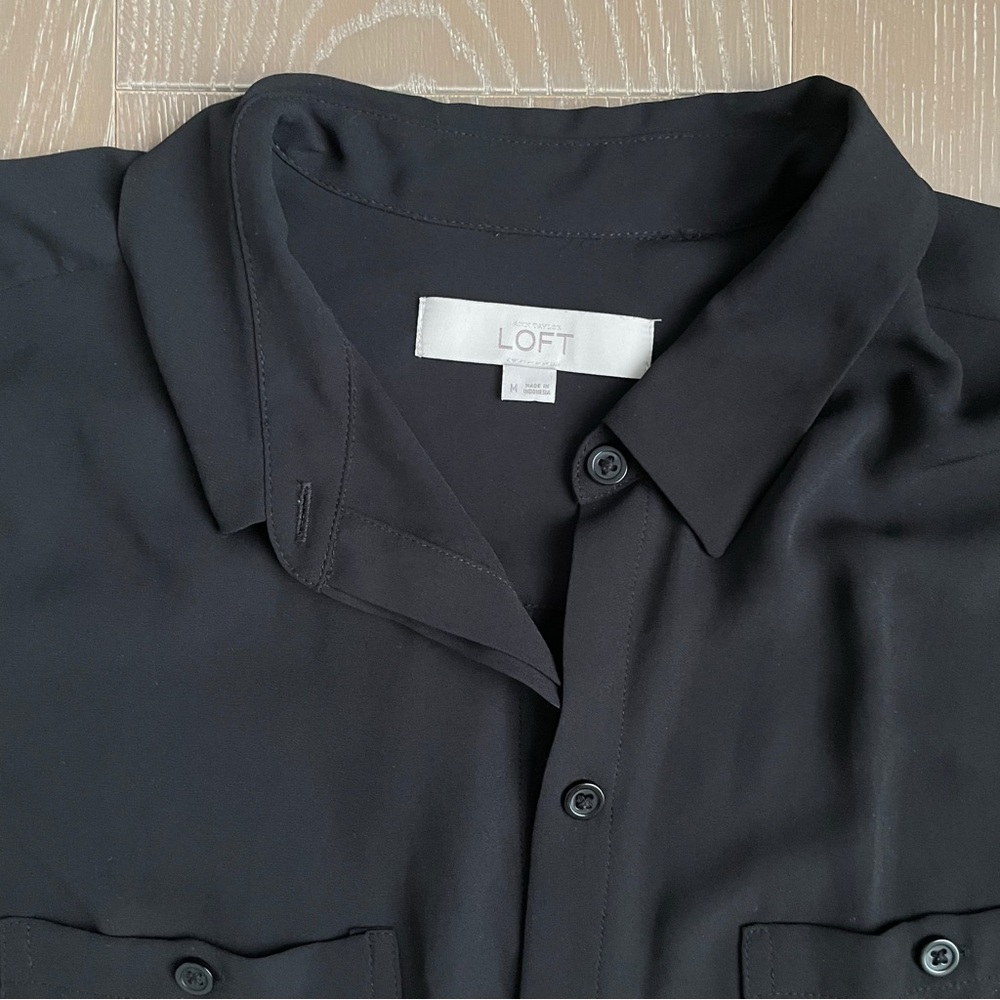 Loft Black Blouse - Picture 2 of 3
